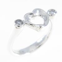 ティファニー オープンハート リング