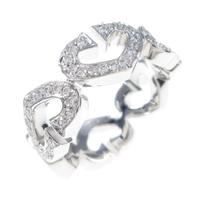 カルティエ Cハート フルダイヤ リング