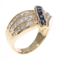 K18YG サファイヤリング