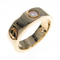 カルティエ ラブリング ハーフダイヤ リング