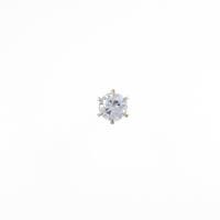 【リメイク】K18YG ダイヤモンドピアス 0．336ct・F・VS1・FAIR 片耳