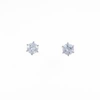 【リメイク】ST／プラチナダイヤモンドピアス 0．617ct・F・SI1・G?F