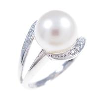 K14WG アコヤパールリング