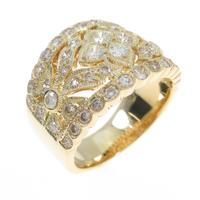 750YG ダイヤモンドリング