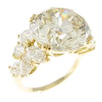 K18YG ダイヤモンドリング 8．229ct・LBY・VS2・GOOD
