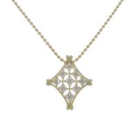 K18YG ダイヤモンドネックレス