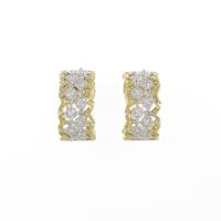 K18YG／K18WG ダイヤモンドイヤリング