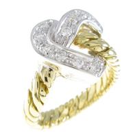 ポメラート ハート ダイヤモンドリング