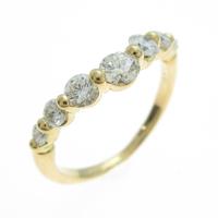 K18YG ダイヤモンドリング