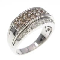 K18WG ダイヤモンドリング