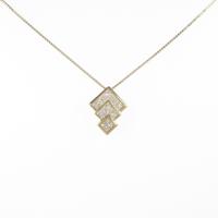 K18YG ダイヤモンドネックレス