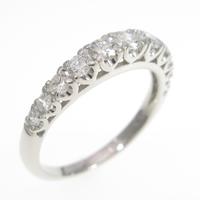 PT ハーフエタニティ ダイヤモンドリング