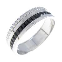 ブシュロン キャトル ブラック スモール リング