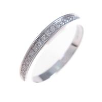 K18WG フルエタニティ ダイヤモンドリング