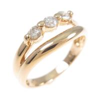 K18PG ダイヤモンドリング