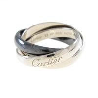 カルティエ トリニティ ブラック＆ホワイト リング