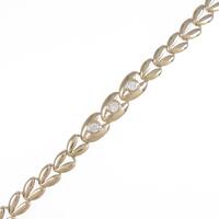 K18YG ダイヤモンドブレスレット