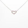 サマンサティアラ ハート ダイヤモンドネックレス