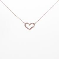 サマンサティアラ ハート ダイヤモンドネックレス