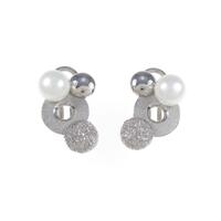 K18WG タンスイパールイヤリング