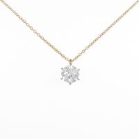 【リメイク】K18YG ダイヤモンドネックレス 0．707ct・D・VS1・EXT