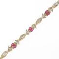 750YG／750WG ルビーブレスレット