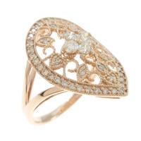 K18PG ダイヤモンドリング