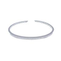 K18WG ダイヤモンドバングル