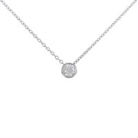 PT ソリティア ダイヤモンドネックレス