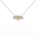 ティファニー イエローダイヤモンド ファイヤーフライ ネックレス 0．34ct・FVY・IF・オーバルカット