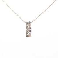 K18PG アレキサンドライトネックレス