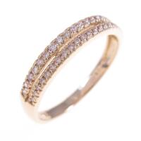 K18PG ダイヤモンドリング