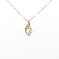 K18YG ダイヤモンドネックレス