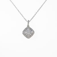 K18WG ダイヤモンドネックレス