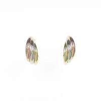 750スリーカラー／K18YG ピアス