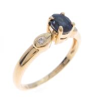 750YG サファイヤリング