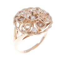 K18PG ダイヤモンドリング