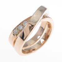 K18PG ダイヤモンドリング