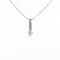 K18WG ダイヤモンドネックレス