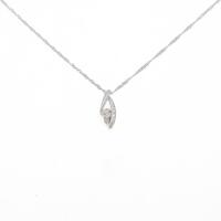 K18WG ダイヤモンドネックレス