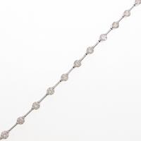 K18WG ダイヤモンドブレスレット