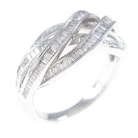 K18WG ダイヤモンドリング