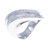 K18WG ダイヤモンドリング