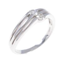 K18WG ダイヤモンドリング