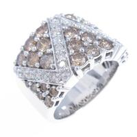 K18WG ダイヤモンドリング