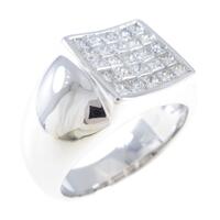 K18WG ダイヤモンドリング