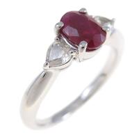 K18WG ルビーリング