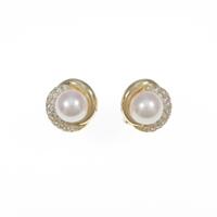 K18YG アコヤパールイヤリング