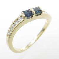 K18YG サファイヤリング