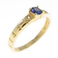 K18YG サファイヤリング